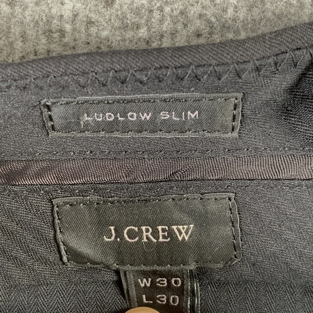 J Crew Ludlow Tuxedo Suit Men 38S Black 2 Piece Tollegno Shawl Wool 30x30 Slim